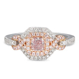 6F605602AQLRPD 18KT Pink Diamond Ring