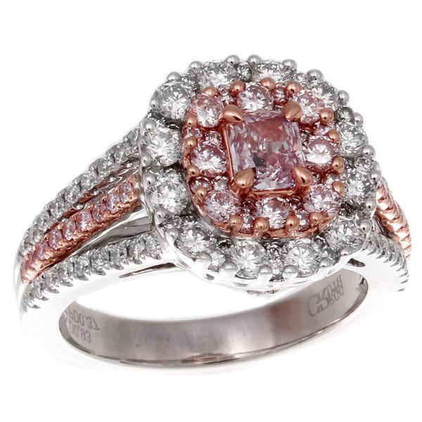 6F606317AQLRPD 18KT Pink Diamond Ring