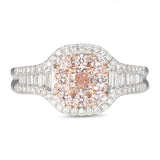 6F606322AQLRPD 18KT Pink Diamond Ring