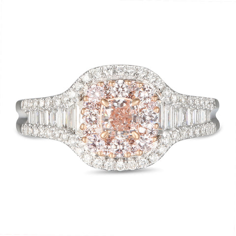 6F606322AQLRPD 18KT Pink Diamond Ring