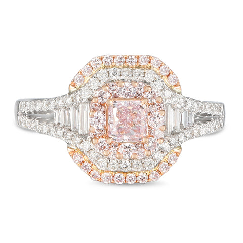 6F606325AQLRPD 18KT Pink Diamond Ring