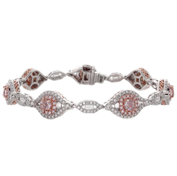 6F606342AQLBPD 18KT Pink Diamond Bracelet