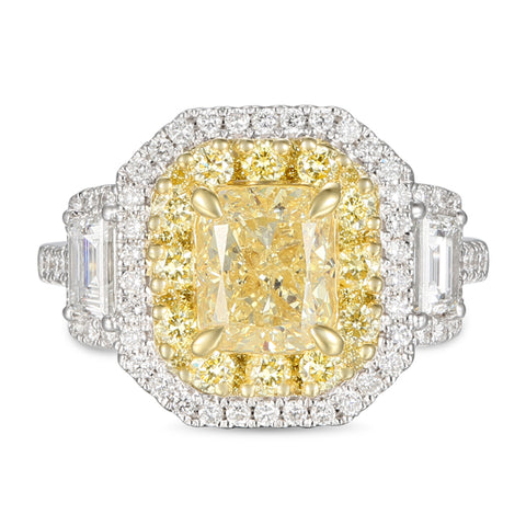 6F606361AWLRYD 18KT Yellow Diamond Ring