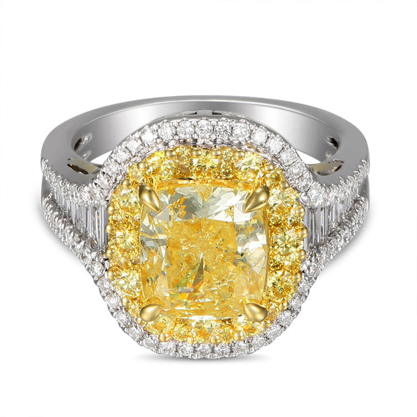6F606363AWLRYD 18KT Yellow Diamond Ring