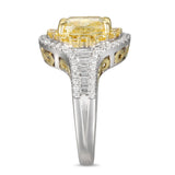 6F606363AWLRYD 18KT Yellow Diamond Ring