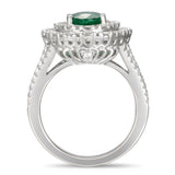 6F606388AWLRDE 18KT Emerald Ring