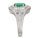 6F606388AWLRDE 18KT Emerald Ring