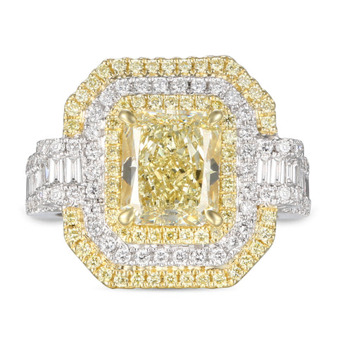 6F606471AULRYD 18KT Yellow Diamond Ring