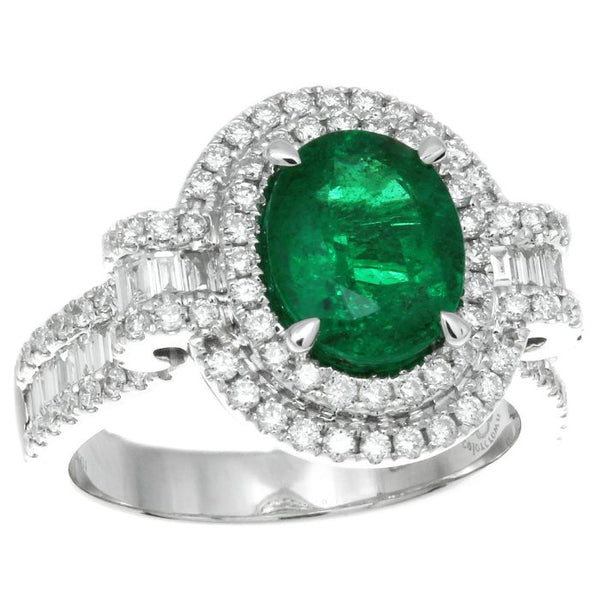 6F606474AWLRDE 18KT Emerald Ring
