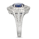 6F606483AWLRDS 18KT Blue Sapphire Ring