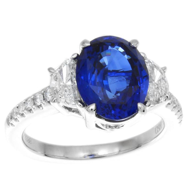 6F606484AWLRDS 18KT Blue Sapphire Ring