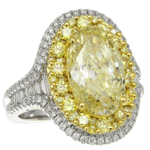 6F606676AULRYD 18KT Yellow Diamond Ring
