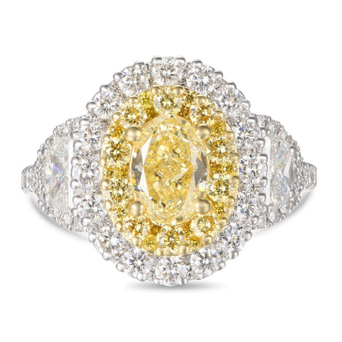 6F606754AULRYD 18KT Yellow Diamond Ring