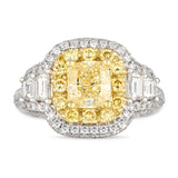 6F606776AULRYD 18KT Yellow Diamond Ring