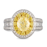 6F607004AULRYD 18KT Yellow Diamond Ring
