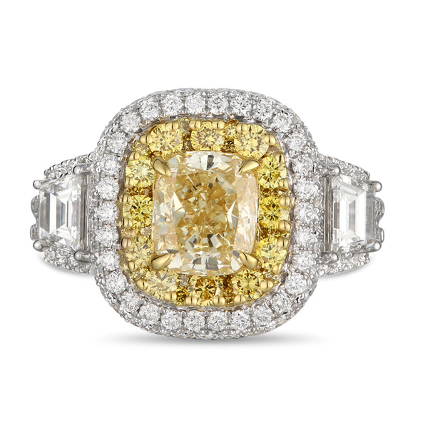 6F607016AULRYD 18KT Yellow Diamond Ring