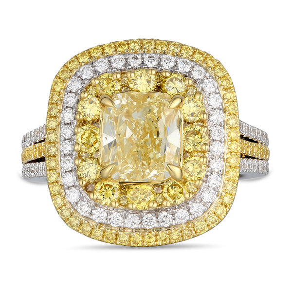 6F607017AULRYD 18KT Yellow Diamond Ring