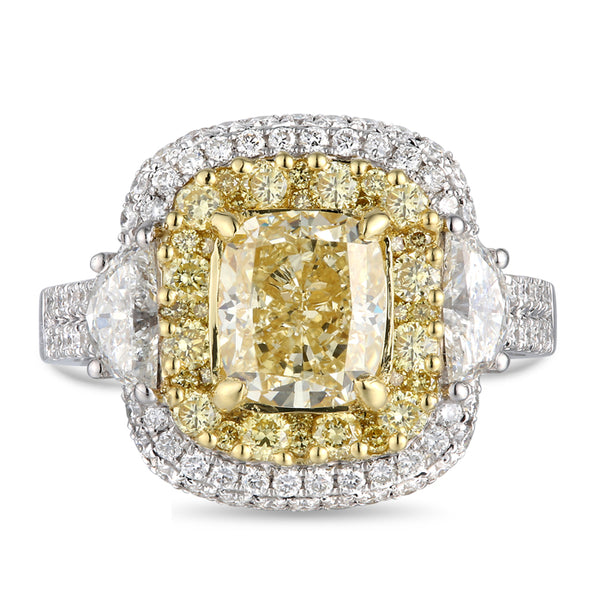 6F607043AULRYD 18KT Yellow Diamond Ring