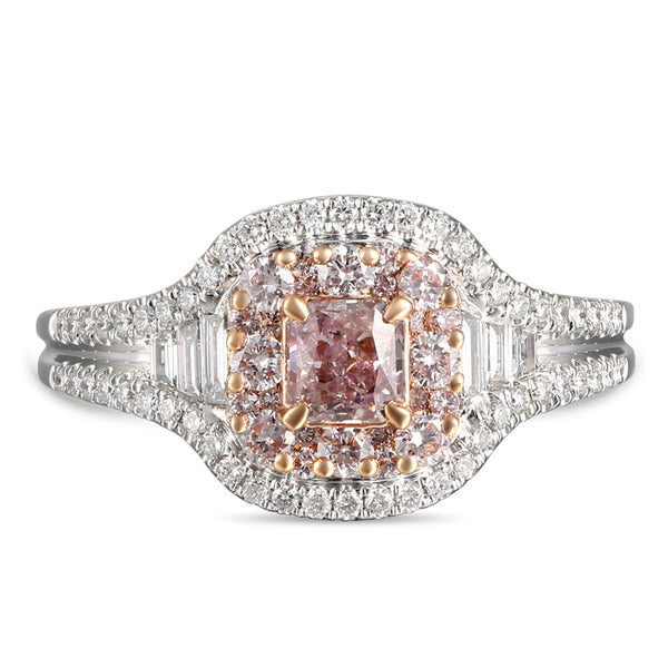 6F608103AQLRPD 18KT Pink Diamond Ring