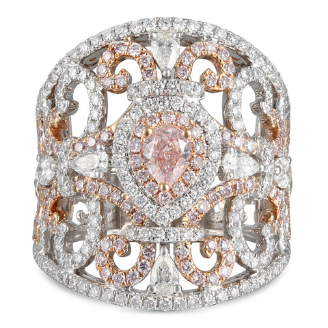 6F608106AQLRPD 18KT Pink Diamond Ring