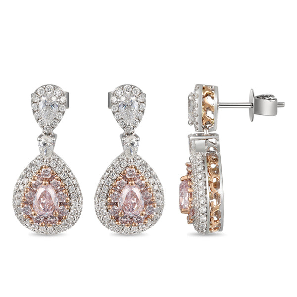 6F608107AQERPD 18KT Pink Diamond Earring