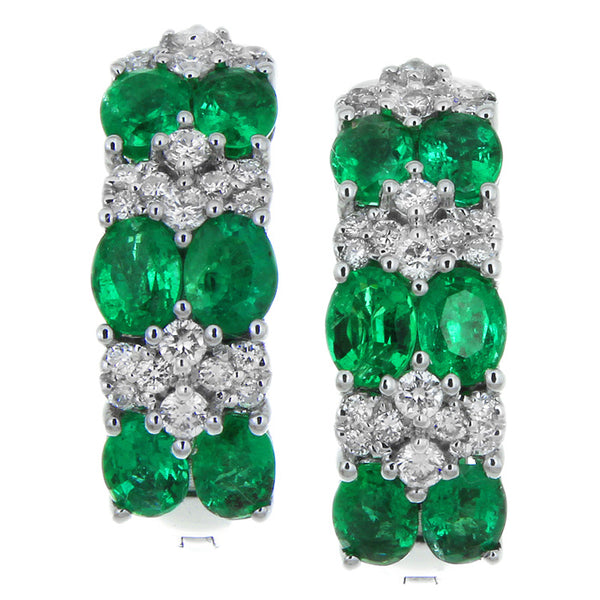 6F608111AWERDE 18KT Emerald Earring