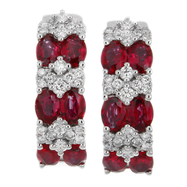 6F608111AWERDR 18KT Ruby Earring