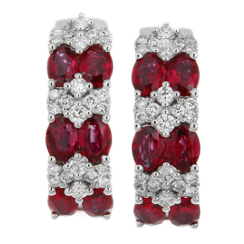 6F608111AWERDR 18KT Ruby Earring