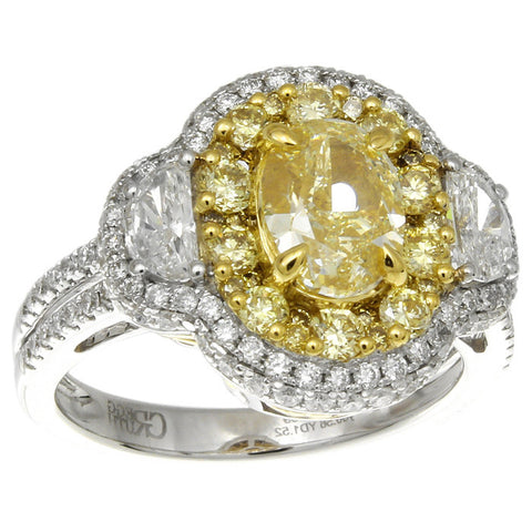 6F608210AULRYD 18KT Yellow Diamond Ring