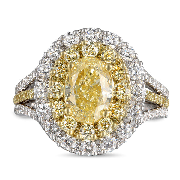 6F608335AULRYD 18KT Yellow Diamond Ring