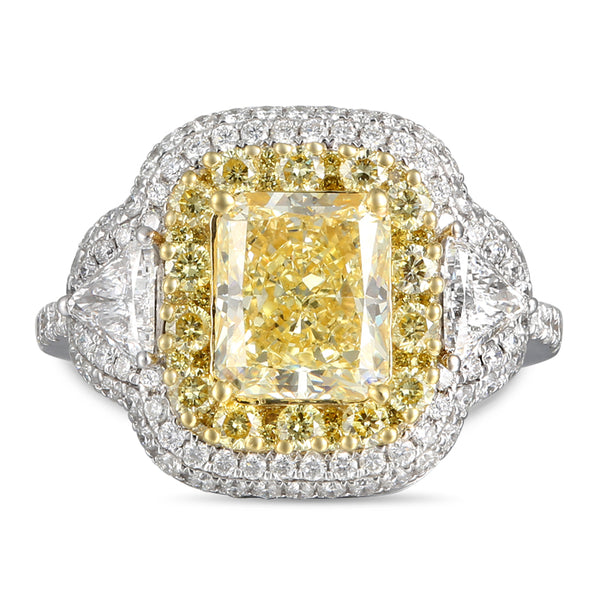 6F608366AULRYD 18KT Yellow Diamond Ring