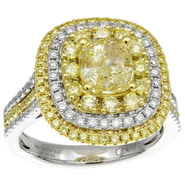 6F608663AULRYD 18KT Yellow Diamond Ring