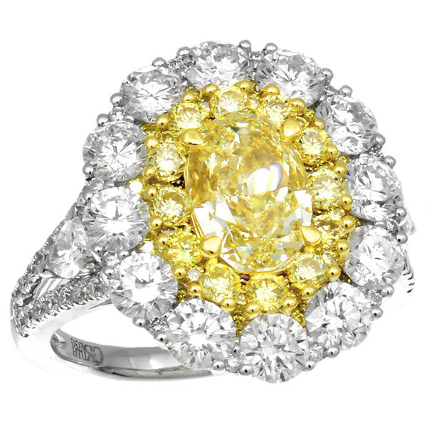 6F608695AULRYD 18KT Yellow Diamond Ring