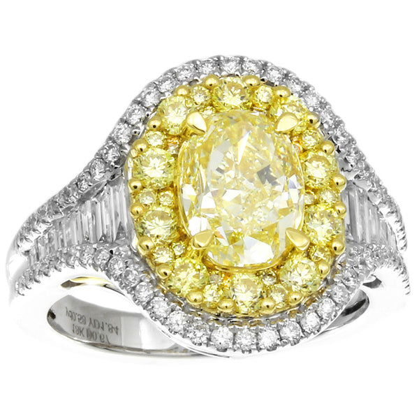 6F608696AULRYD 18KT Yellow Diamond Ring