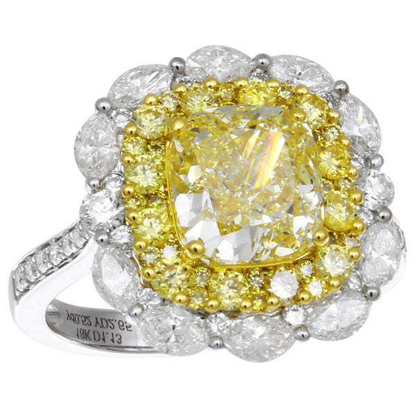 6F608704AULRYD 18KT Yellow Diamond Ring