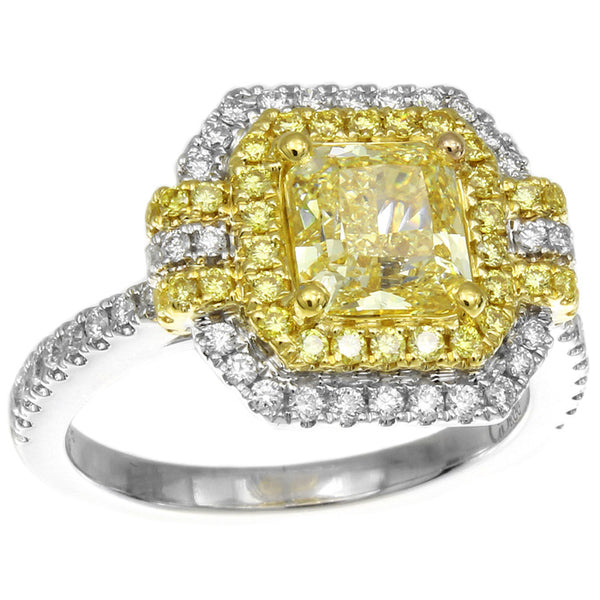 6F608734AULRYD 18KT Yellow Diamond Ring