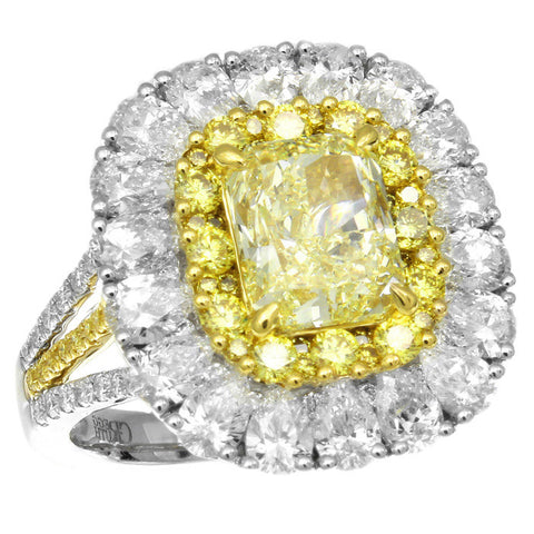 6F608745AULRYD 18KT Yellow Diamond Earring