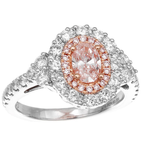 6F608808AULRPD 18KT Pink Diamond  Ring