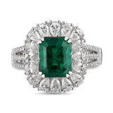 6F610439AWLRDE 18KT Emerald Ring