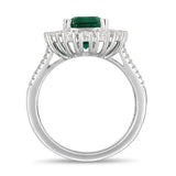 6F610439AWLRDE 18KT Emerald Ring