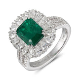 6F610439AWLRDE 18KT Emerald Ring