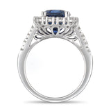 6F610615AWLRDS 18KT Blue Sapphire Ring