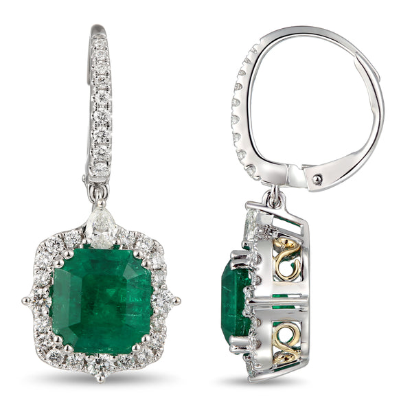6F610616AWERDE 18KT Emerald Earring