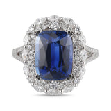 6F610618AWLRDS 18KT Blue Sapphire Ring