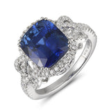 6F610619AWLRDS 18KT Blue Sapphire Ring