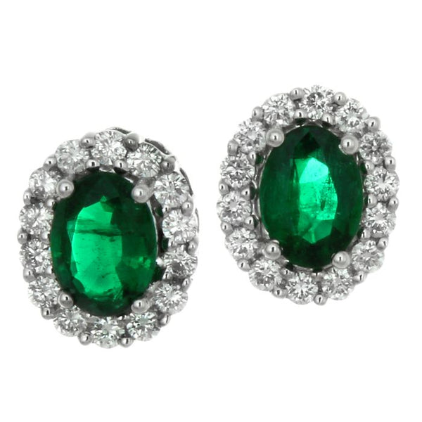 6F99995AWERDE 18KT Emerald Earring
