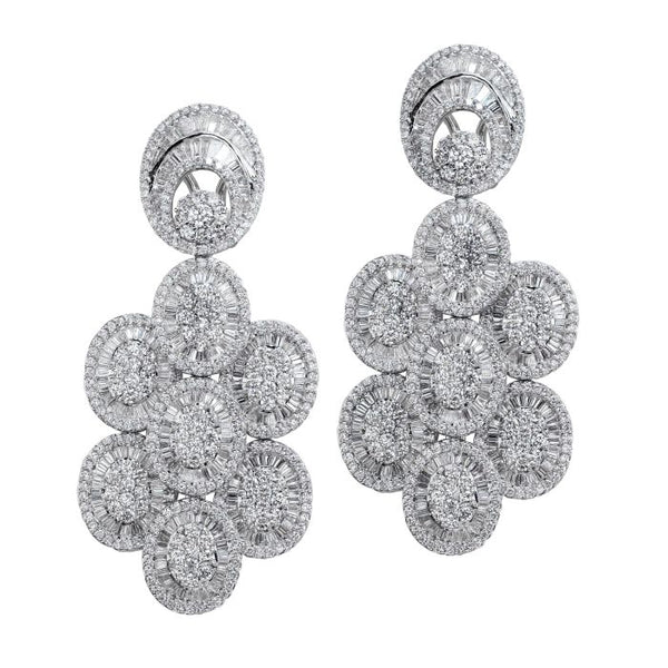 6FL033565AWERD0 18KT White Diamond Earring