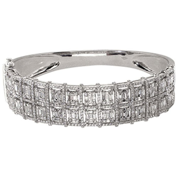 6FL033567AWBAD0 18KT White Diamond Bangle