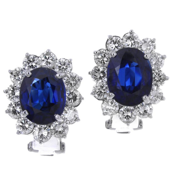 RT012274PWERDS PT Blue Sapphire Earring